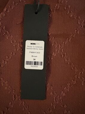 Fashion Nova Men Ready To Celebrate Stacked Skinny Jeans - Brown